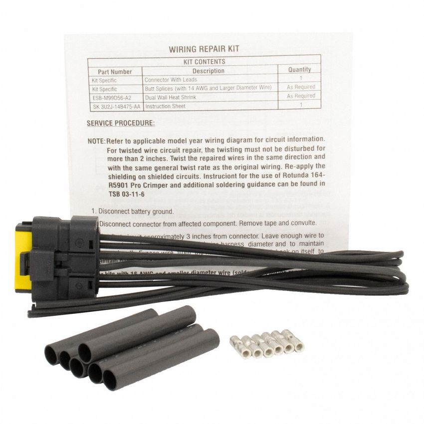 Motorcraft Wiring Connectors GU2Z14S411BA