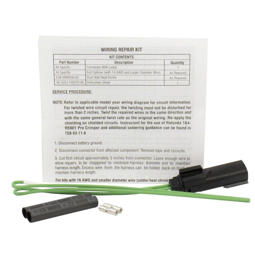 Motorcraft Wiring Connectors and Pigtails GU2Z14S411UA