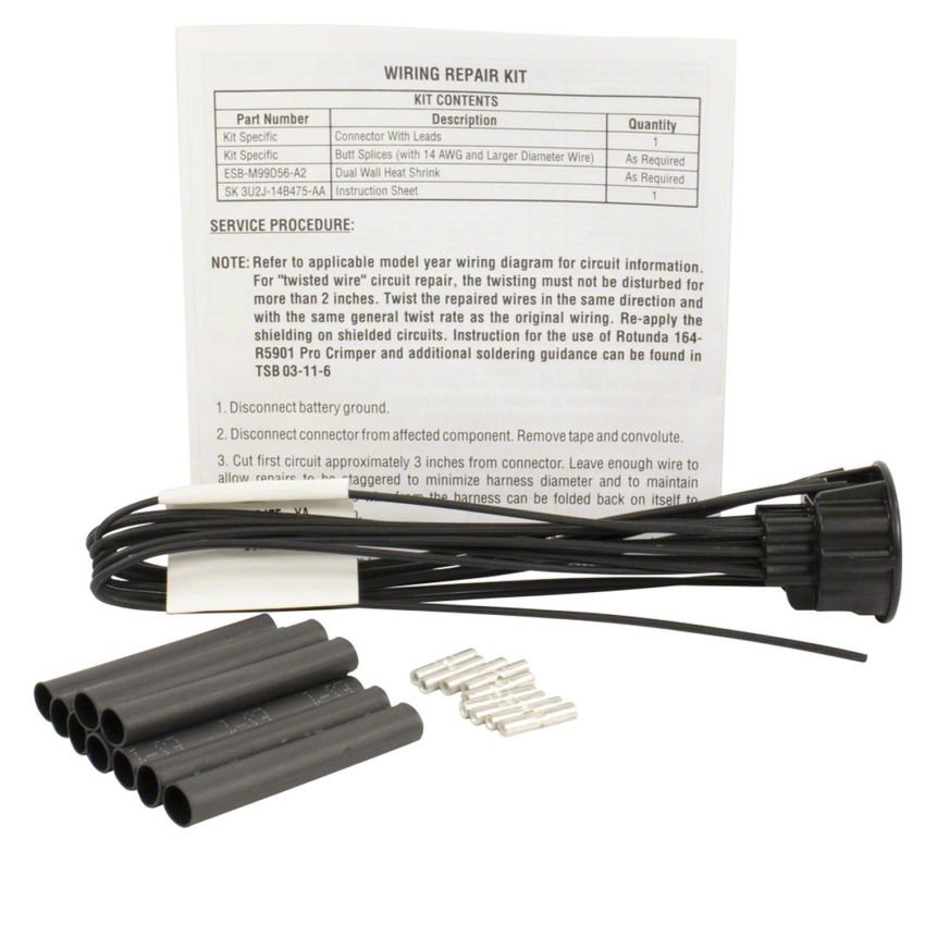 Motorcraft Wiring Connectors and Pigtails GU2Z14S411XA