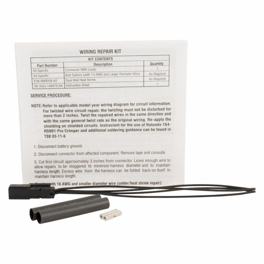 Motorcraft Wiring Connectors GU2Z14S411MA