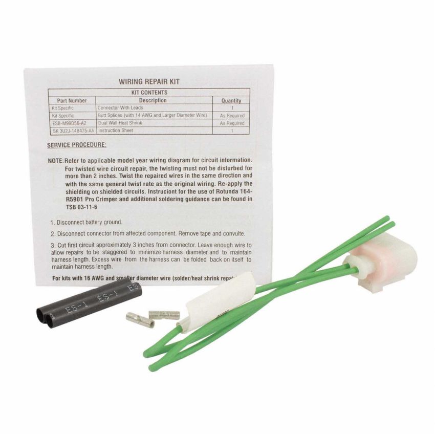 Motorcraft Wiring Connectors and Pigtails GU2Z14S411ZA