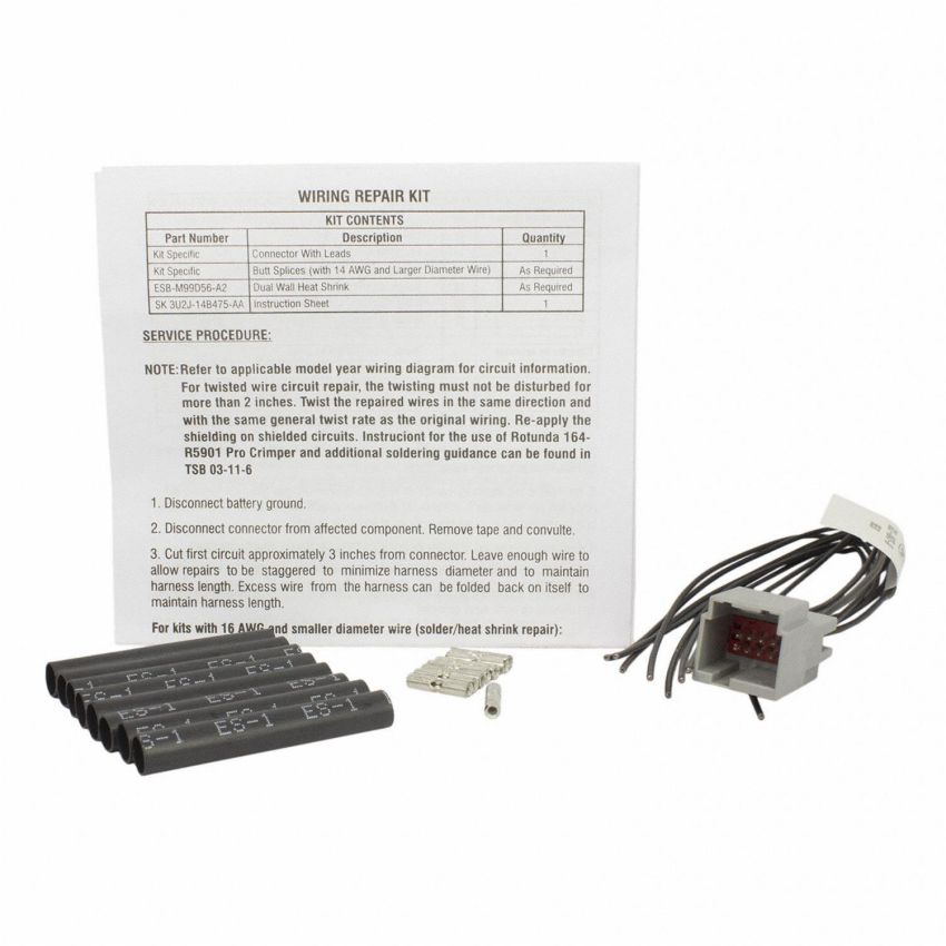 Motorcraft Wiring Connectors GU2Z14S411SA