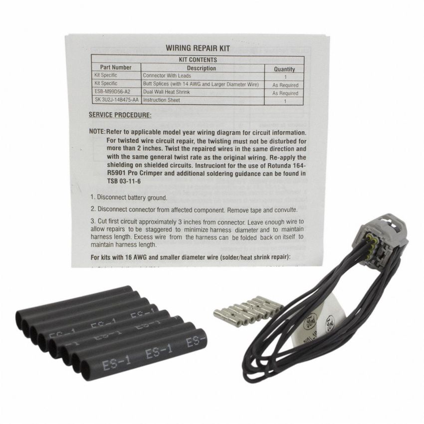 Motorcraft Wiring Connectors DU2Z14S411TB