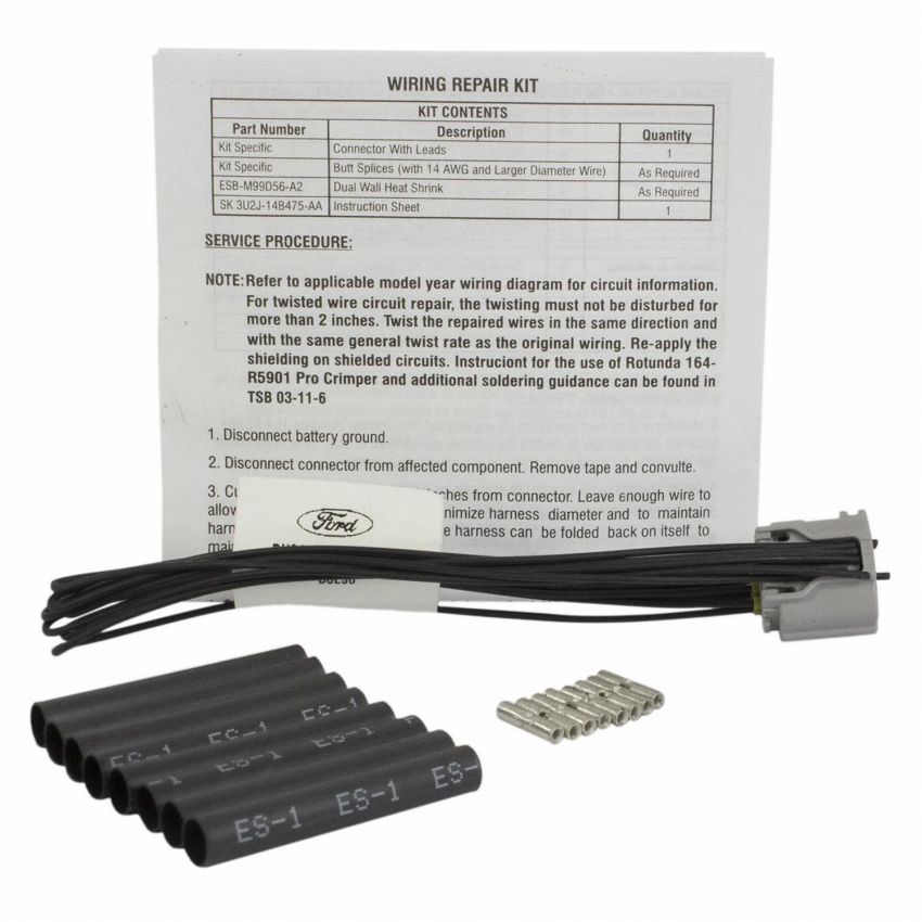 Motorcraft Wiring Connectors DU2Z14S411TB
