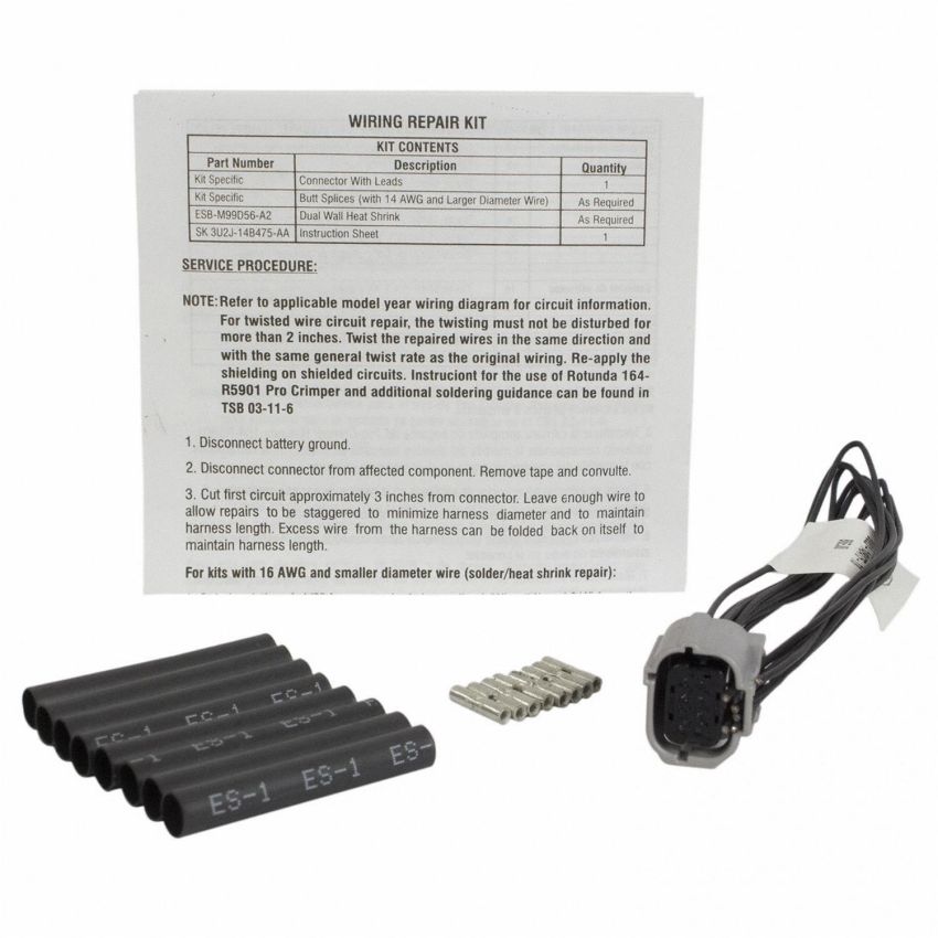 Motorcraft Wiring Connectors DU2Z14S411TB