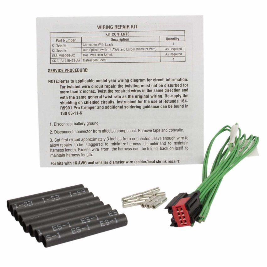 Motorcraft Battery Cables, Direct Fit 3U2Z14S411CTD