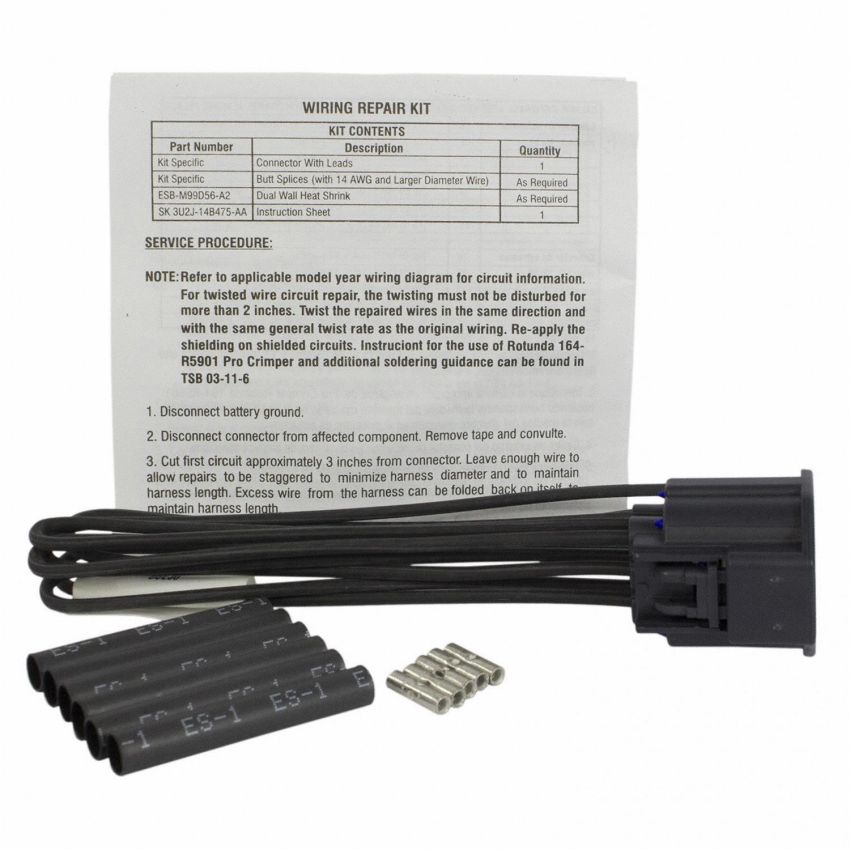 Motorcraft Wiring Connectors AU2Z14S411BKB