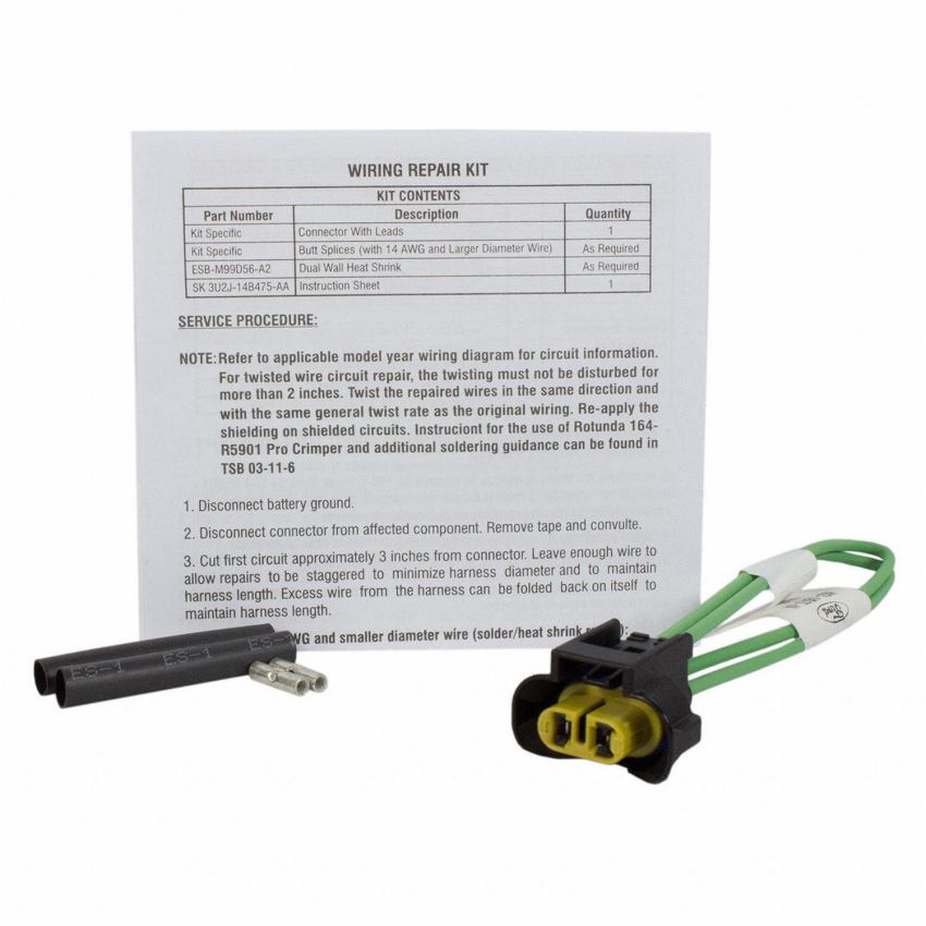 Motorcraft Wiring Connectors HU2Z14S411KA