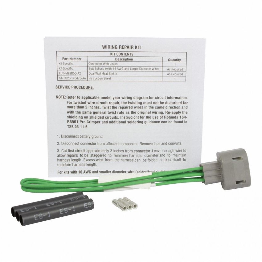 Motorcraft Wiring Connectors and Pigtails 3U2Z14S411FKAF