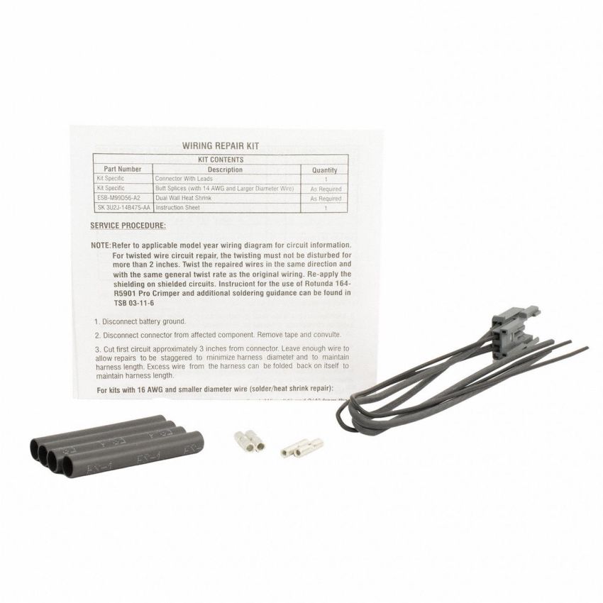 Motorcraft Wiring Connectors AU2Z14S411RB