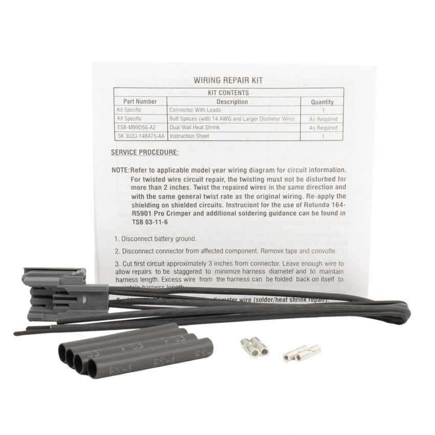 Motorcraft Wiring Connectors AU2Z14S411RB