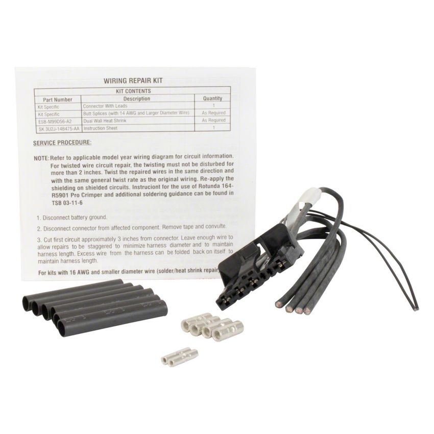 Motorcraft Wiring Connectors HU2Z14S411DA