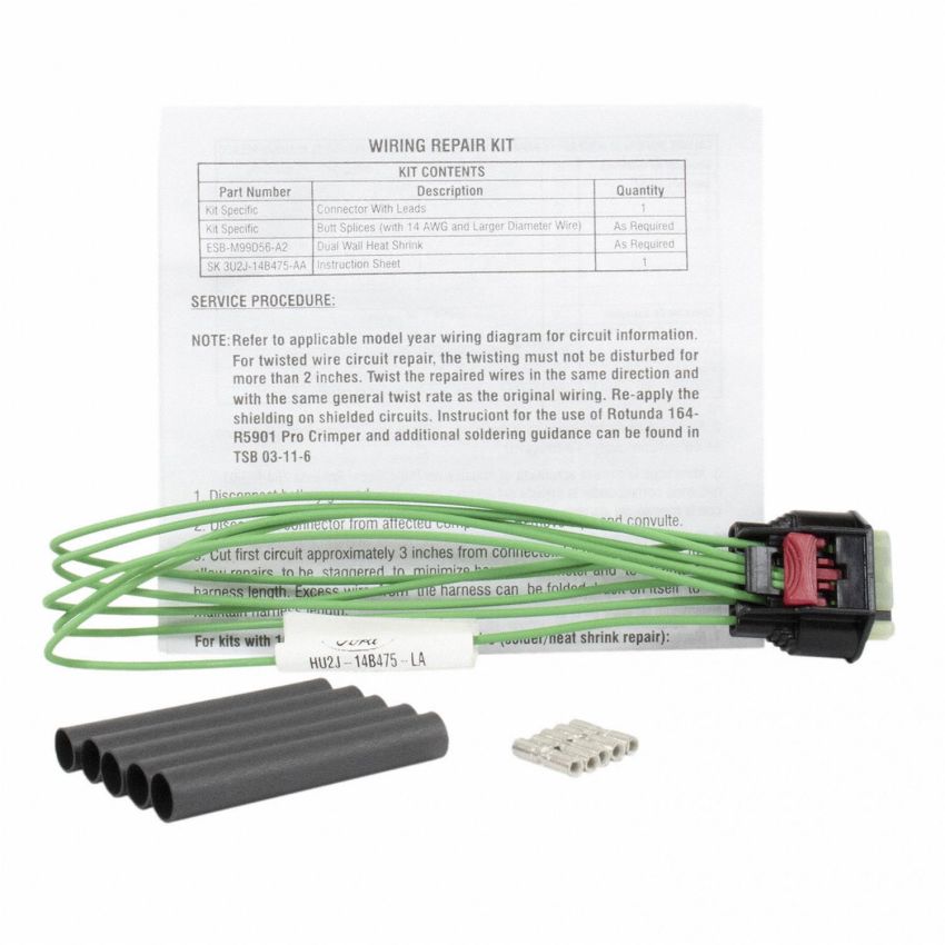 Motorcraft Wiring Connectors HU2Z14S411LA