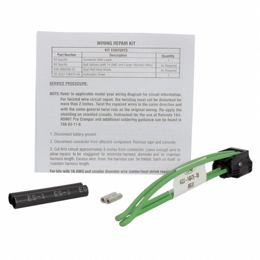 Motorcraft Wiring Connectors AU2Z14S411DB