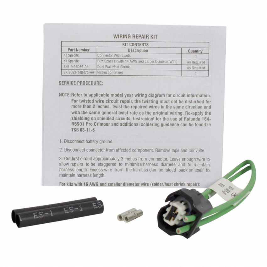 Motorcraft Wiring Connectors AU2Z14S411DB