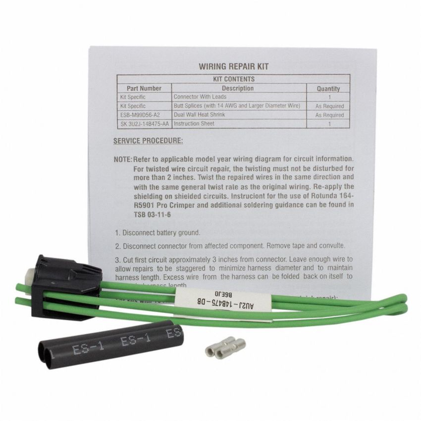 Motorcraft Wiring Connectors AU2Z14S411DB