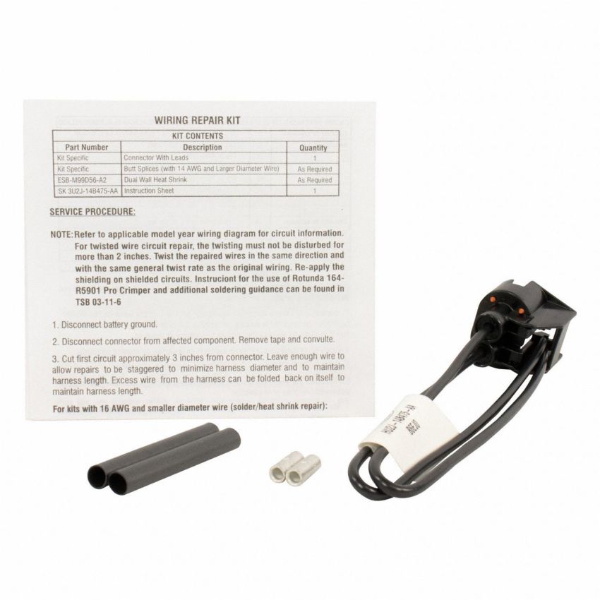 Motorcraft Wiring Connectors for 2014-2019 FIESTA - HU2Z14S411AA