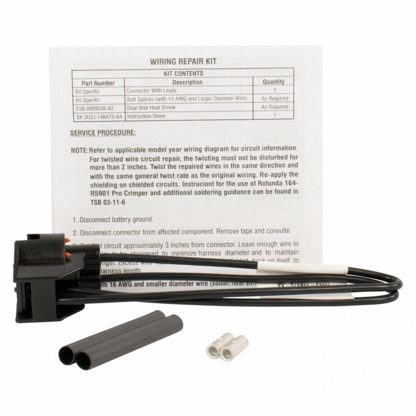 Motorcraft Wiring Connectors for 2014-2019 FIESTA - HU2Z14S411AA
