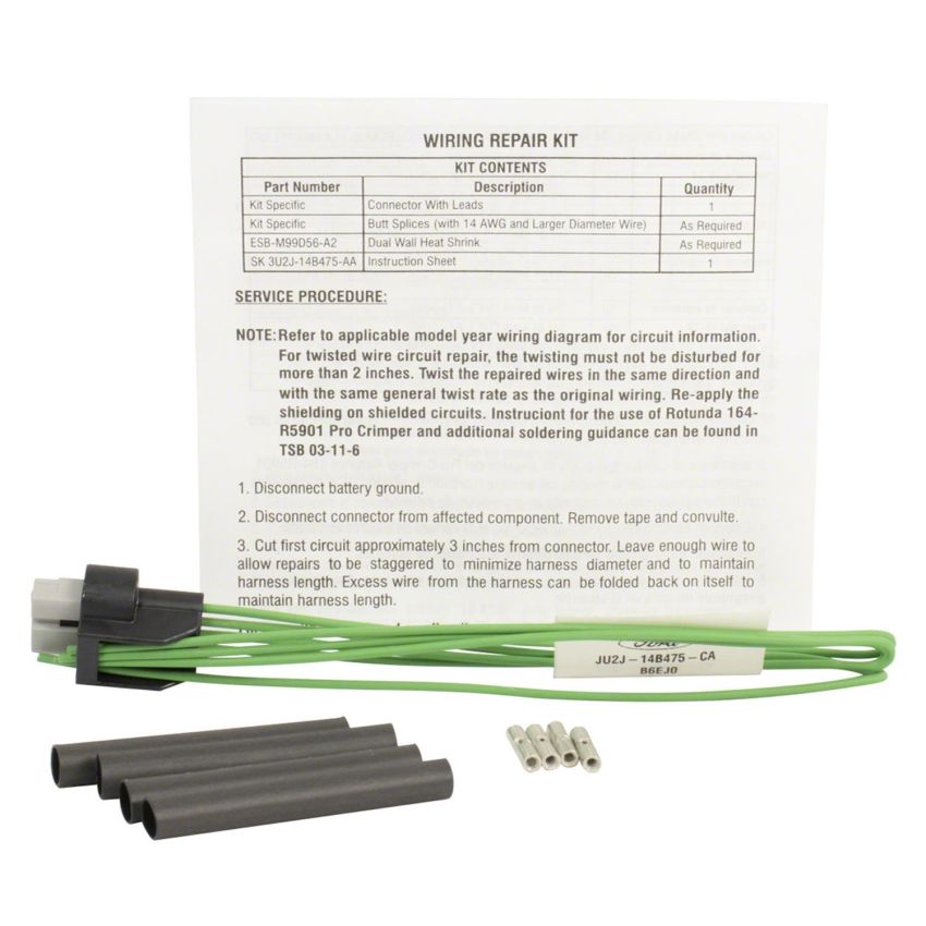 Motorcraft Wiring Connectors JU2Z14S411CA
