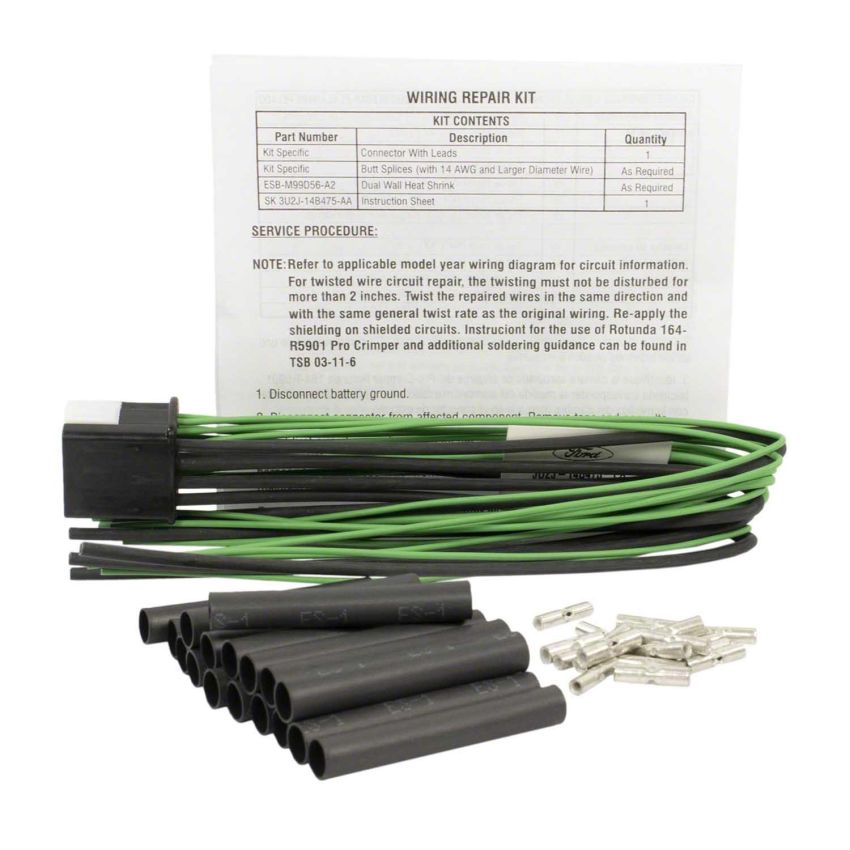 Motorcraft Wiring Harnesses JU2Z14S411PA