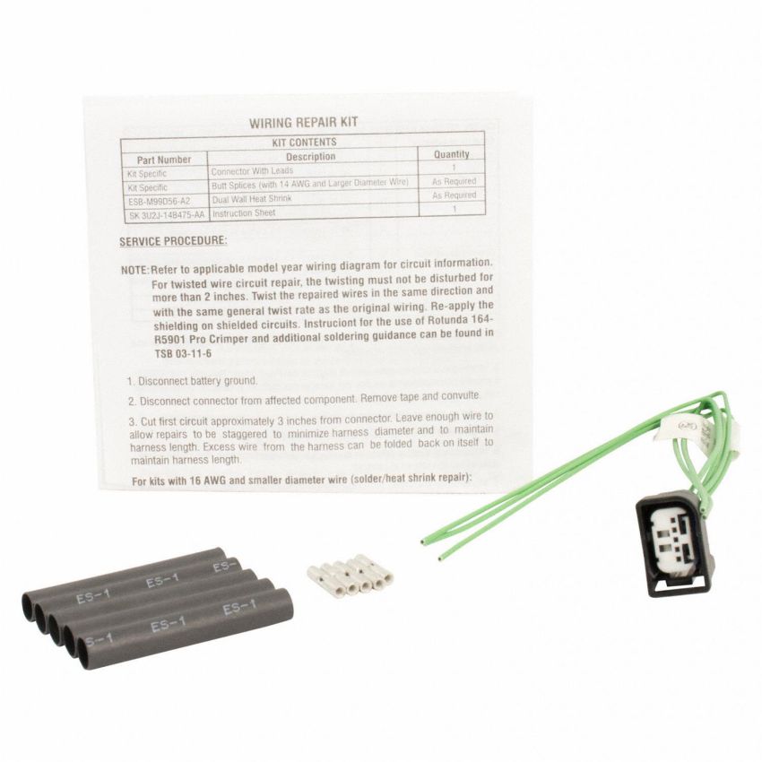 Motorcraft Wiring Connectors JU2Z14S411AAA