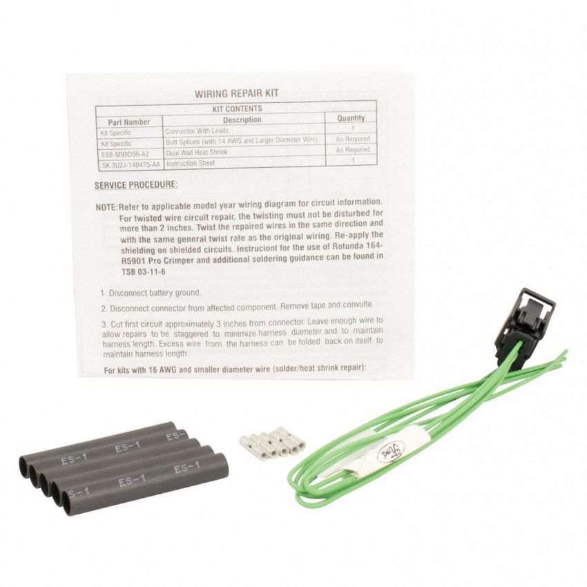 Motorcraft Wiring Connectors JU2Z14S411AAA