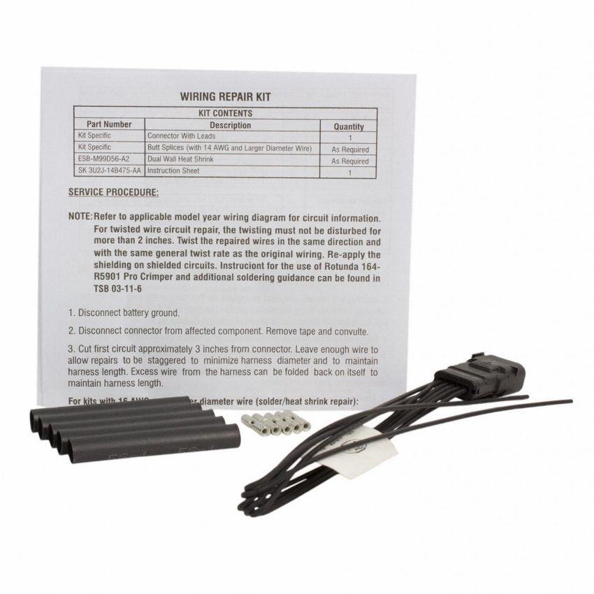 Motorcraft Wiring Connectors for 2017-2019 CONTINENTAL - JU2Z14S411MA