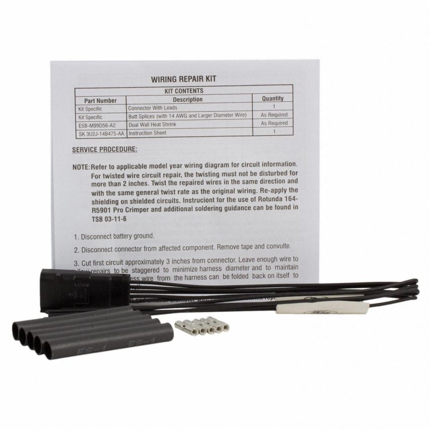 Motorcraft Wiring Connectors for 2017-2019 CONTINENTAL - JU2Z14S411MA