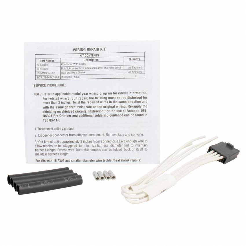 Motorcraft Wiring Connectors GU2Z14S411VB