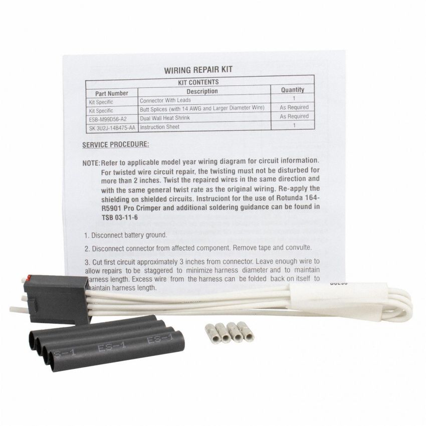 Motorcraft Wiring Connectors GU2Z14S411VB