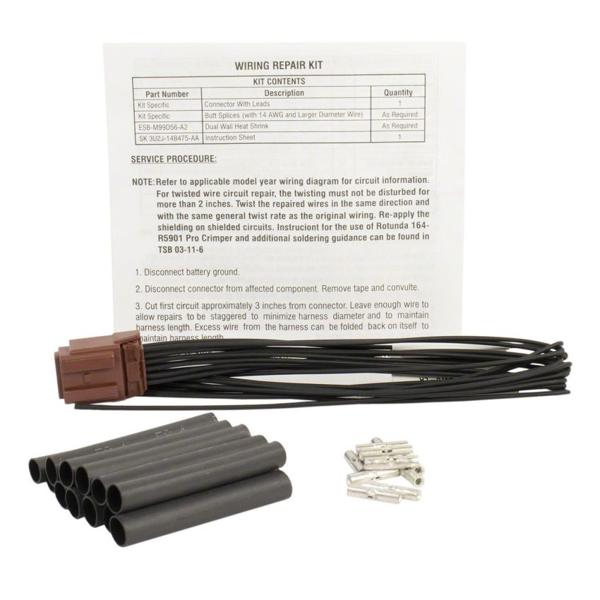 Motorcraft Wiring Connectors JU2Z14S411EA