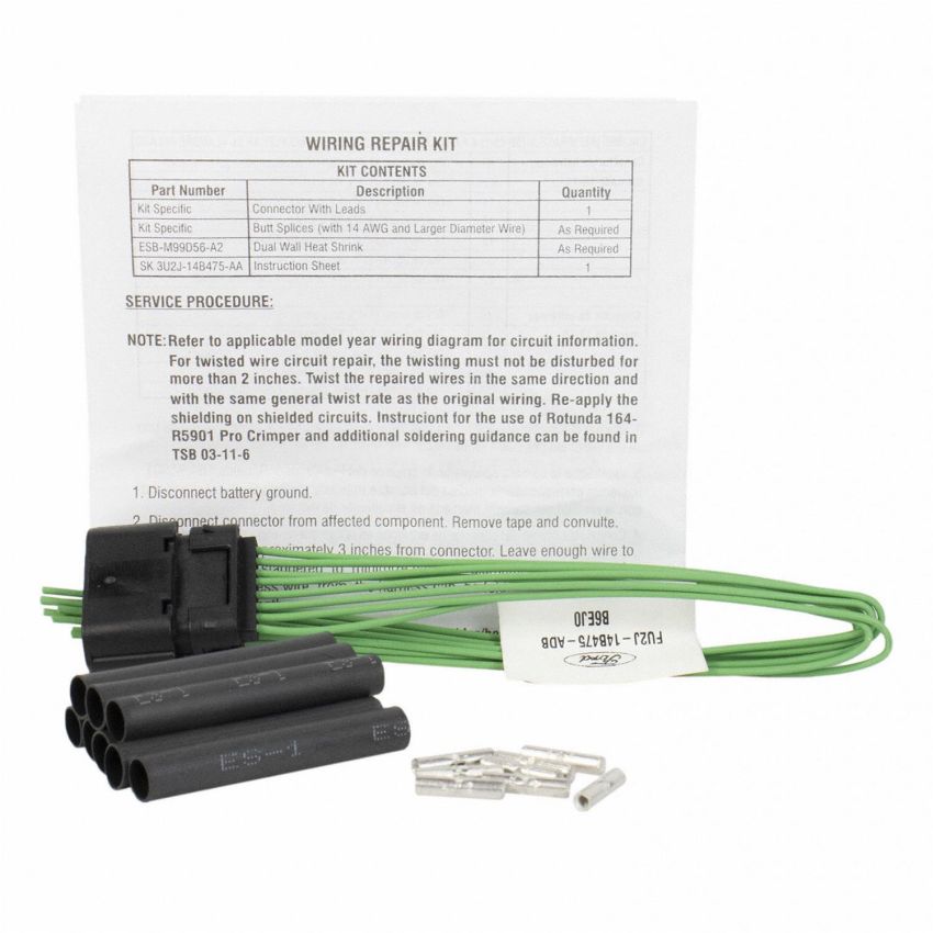 Motorcraft Wiring Connectors FU2Z14S411ADB