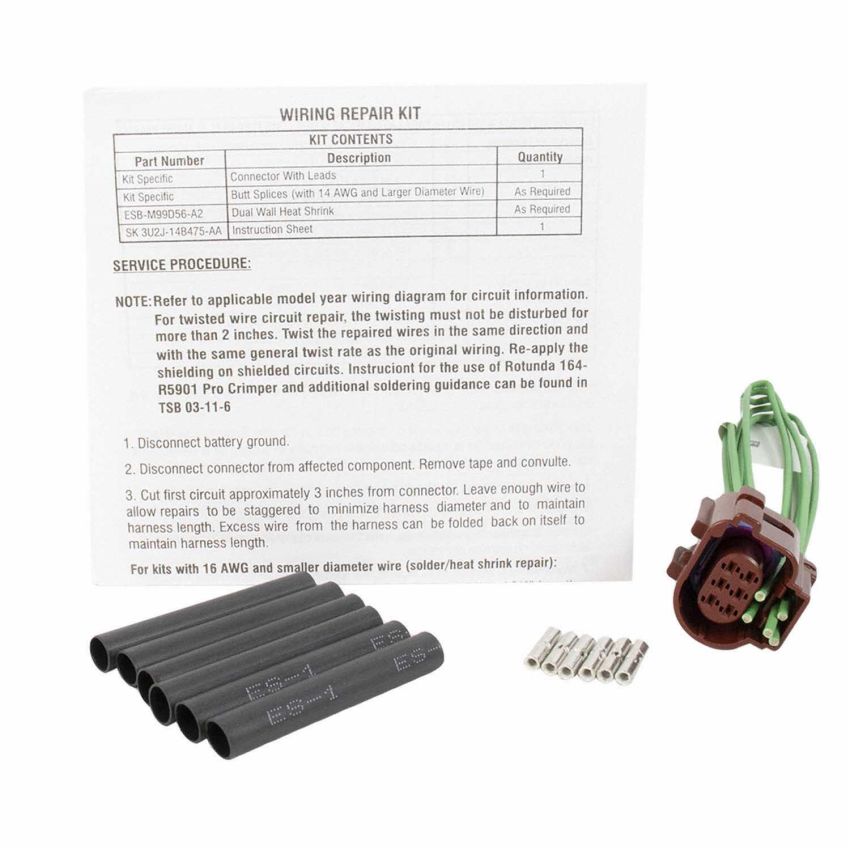 Motorcraft Wiring Harnesses JU2Z14S411AHA