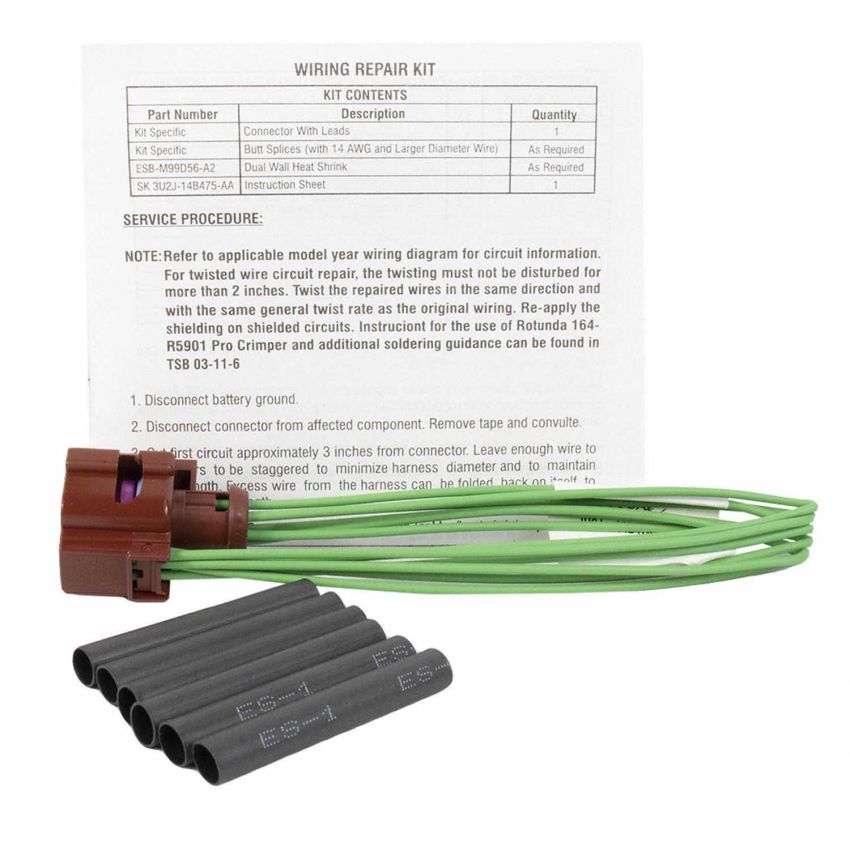 Motorcraft Wiring Harnesses JU2Z14S411AHA