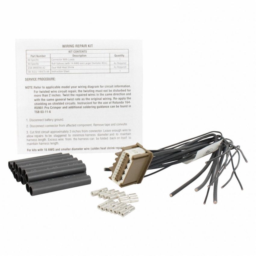 Motorcraft Wiring Connectors JU2Z14S411ANA