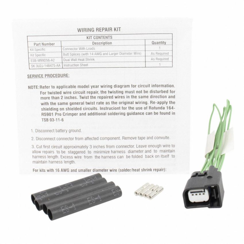 Motorcraft Wiring Connectors FU2Z14S411ANB