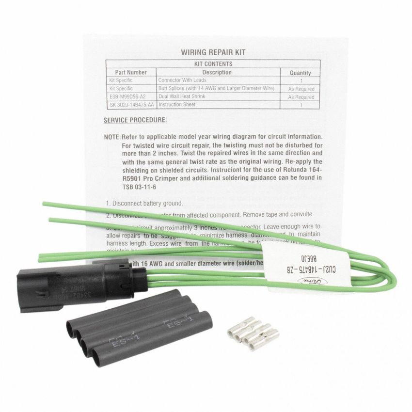 Motorcraft Wiring Connectors CU2Z14S411ZB