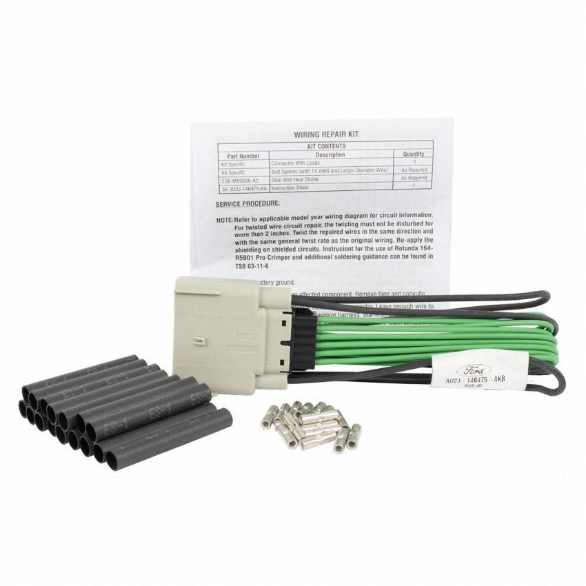 Motorcraft Wiring Connectors AU2Z14S411AKB