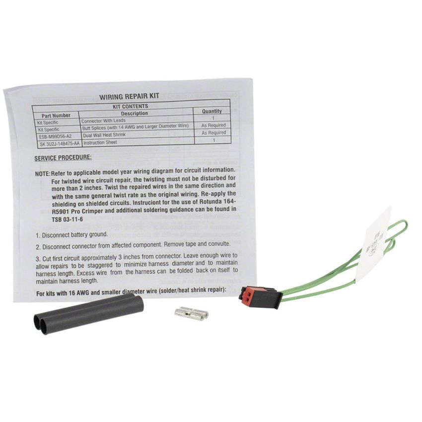 Motorcraft Wiring Connectors BU2Z14S411ABB