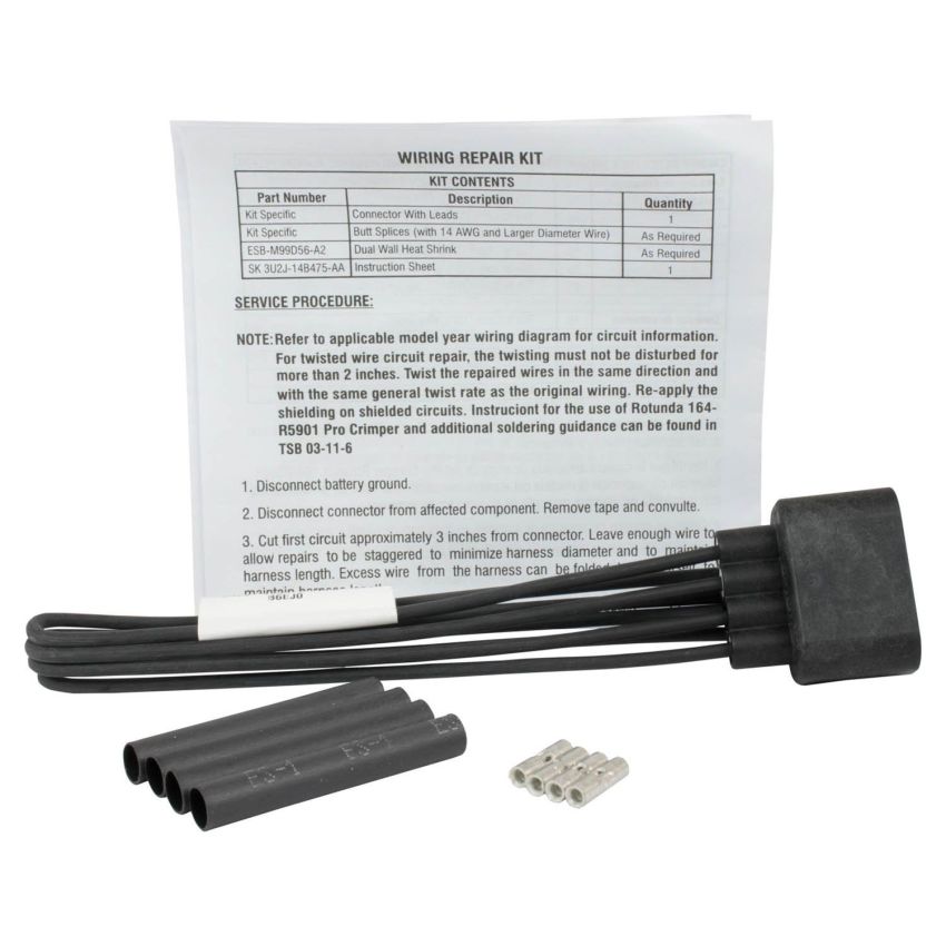 Motorcraft Wiring Connectors and Pigtails 3U2Z14S411ZEB