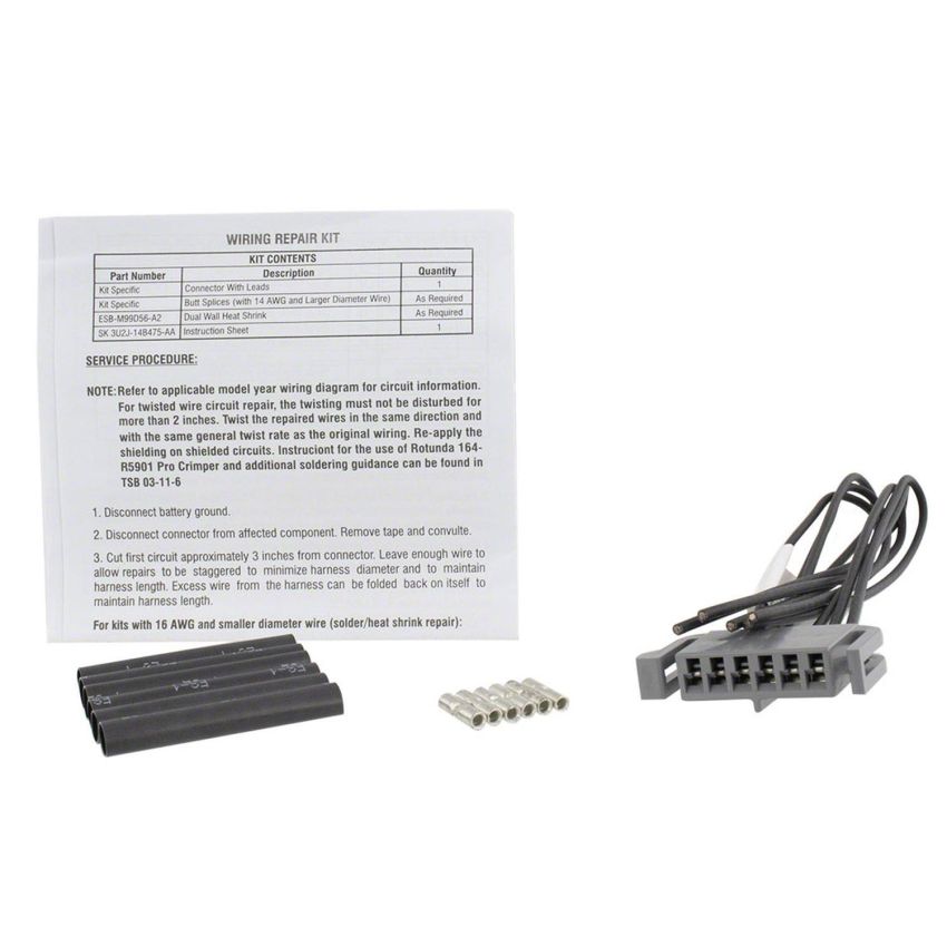 Motorcraft Wiring Connectors and Pigtails 3U2Z14S411SKC