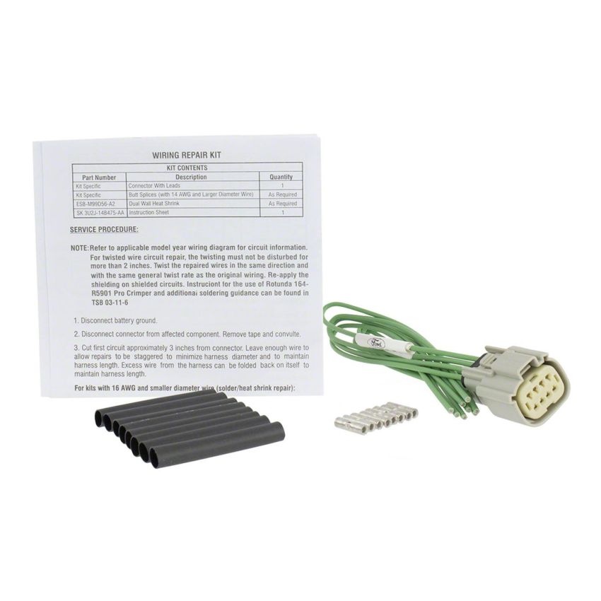 Motorcraft Wiring Connectors FU2Z14S411BB