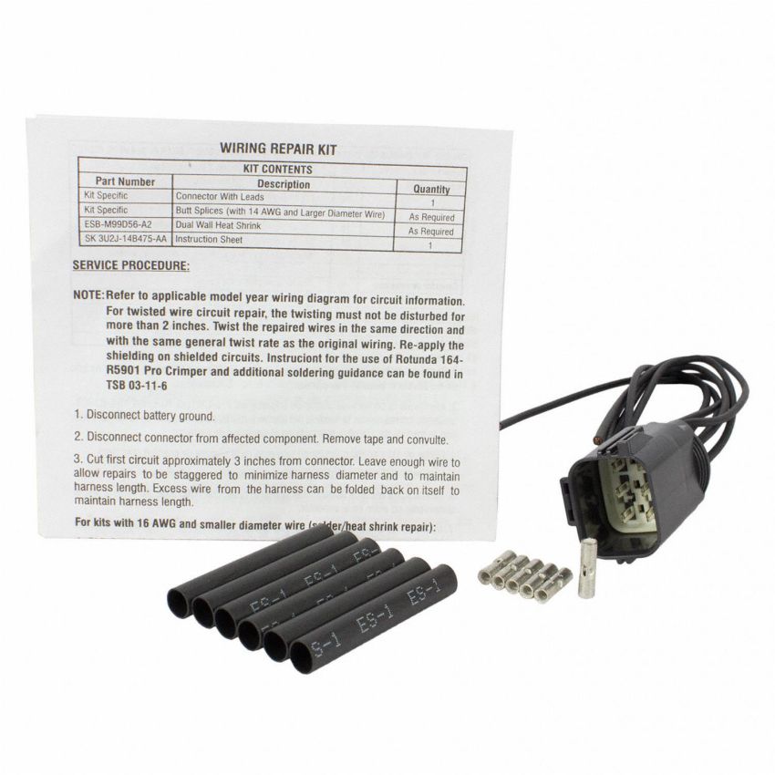 Motorcraft Wiring Connectors 1U2Z14S411BUA