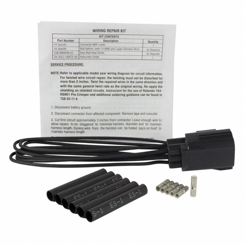 Motorcraft Wiring Connectors 1U2Z14S411BUA