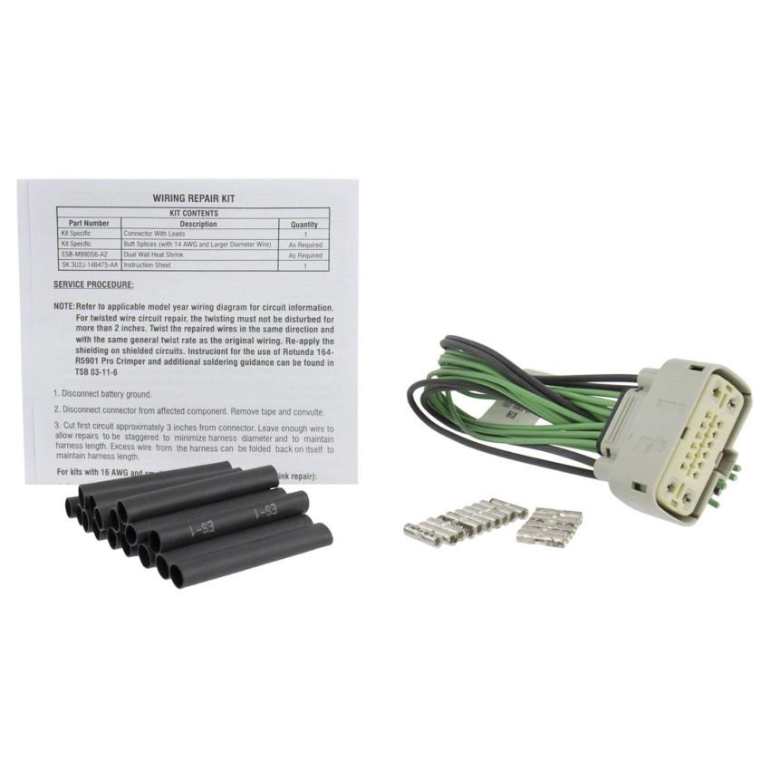 Motorcraft Battery Cables, Direct Fit LU2Z14S411ZA