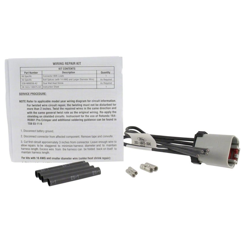 Motorcraft Battery Cables, Direct Fit 3U2Z14S411DGAC