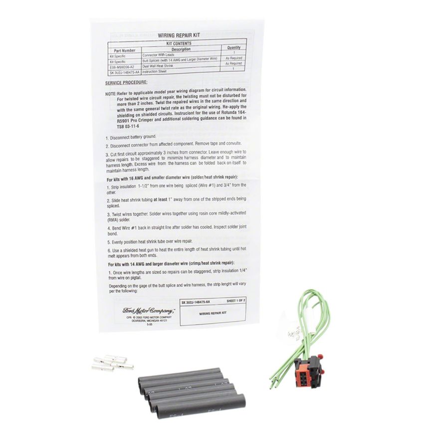 Motorcraft Battery Cables, Direct Fit MU2Z14S411HA