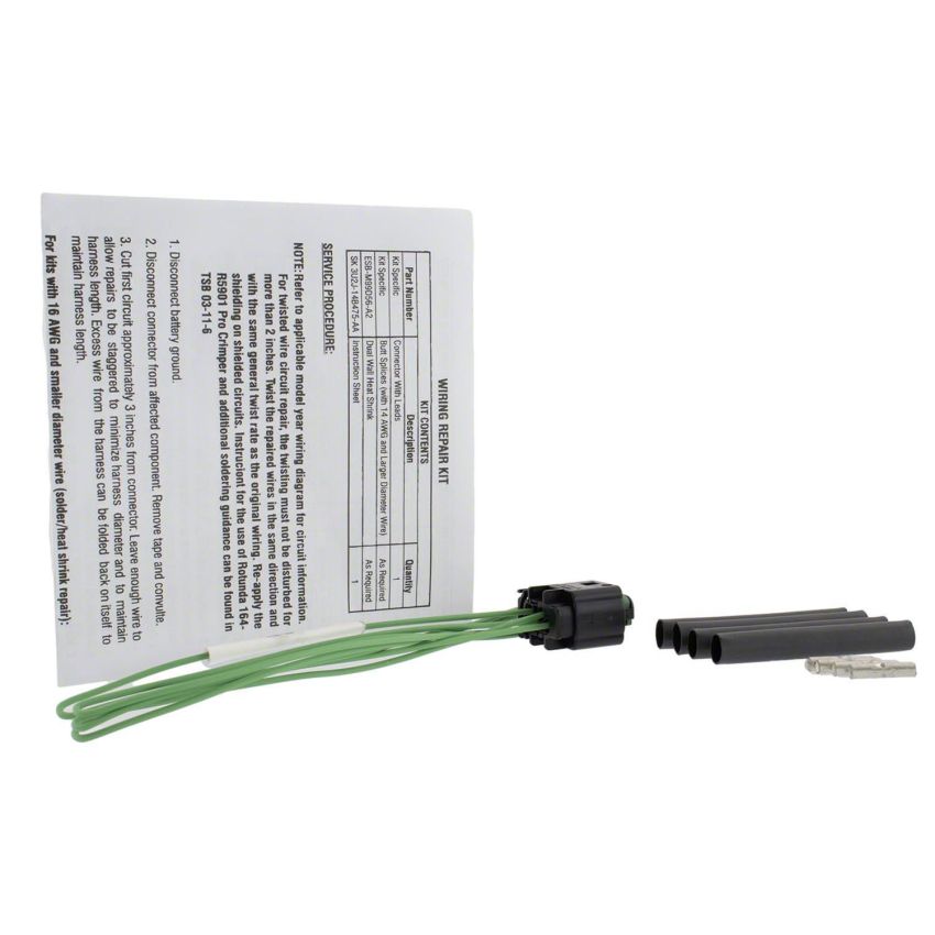 Motorcraft Wiring Connectors and Pigtails 9U2Z14S411AFB