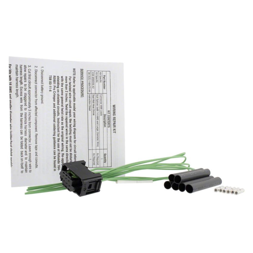 Motorcraft Wiring Connectors and Pigtails 3U2Z14S411DYAC