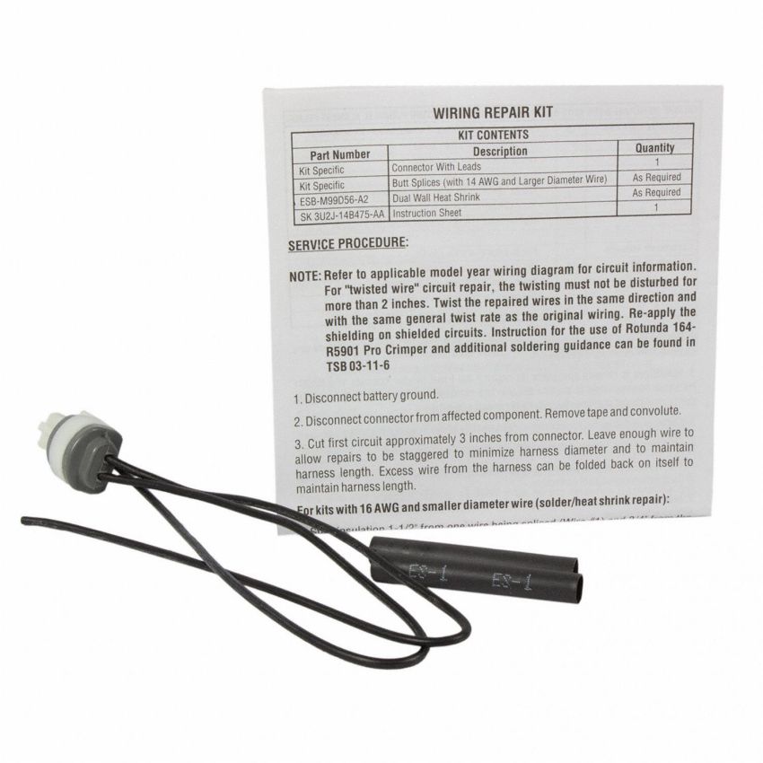 Motorcraft Wiring Connectors 3U2Z14S411CUA